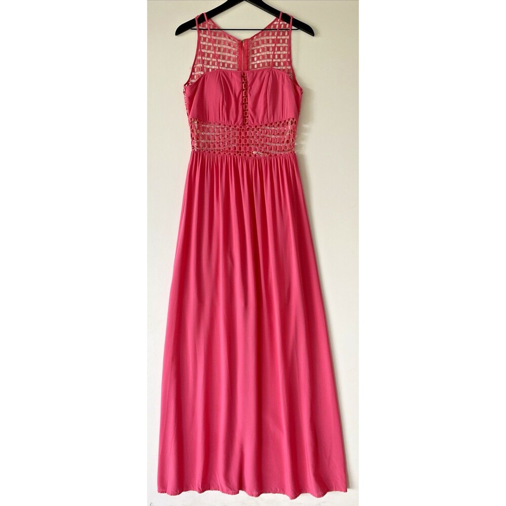 NWT Marineblu Maxi Dress Sz M Magenta Fuchsia Party Cocktail Formal
